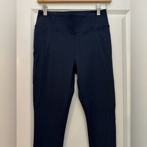 Athleta Skinny Pants in Navy Blue Size SP